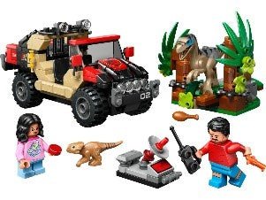 LEGO - JURASSIC WORLD - FUGA DAL RAPTOR SUL FUORISTRADA - 76972 - babykid