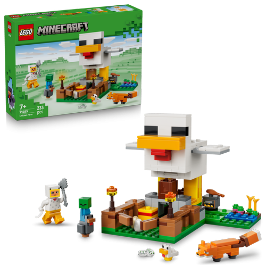 LEGO - MINECRAFT - FATTORIA DI GALLINE - 21585 - babykid