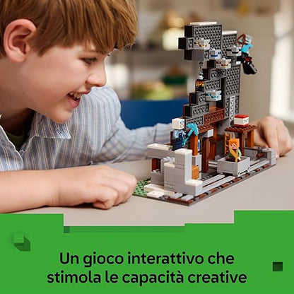 LEGO - MINECRAFT - LA MINIERA DELLE PICCOZZE - 21277 - babykid