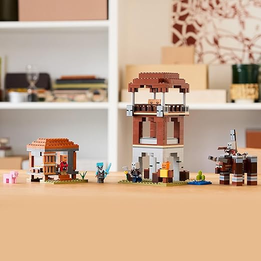 LEGO - MINECRAFT - L’AVAMPOSTO DEL SACCHEGGIATORE E PREDONE - 21278 - babykid