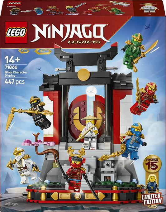 LEGO NINJAGO - DISPLAY PERSONAGGI NINJA 15 ANNIVERSARIO - 71866 - babykid