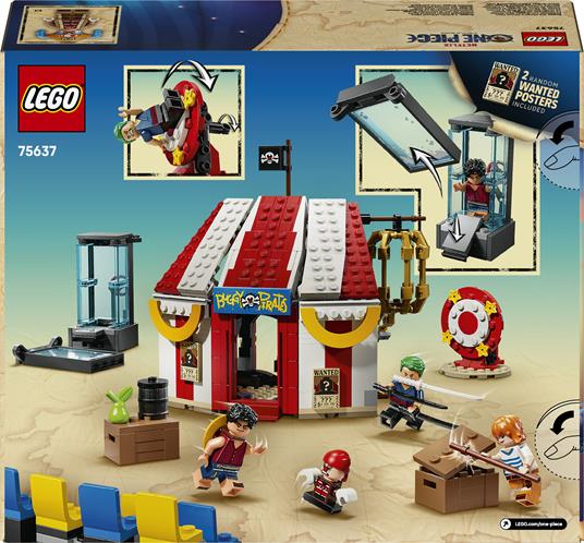 LEGO ONE PIECE - LA TENDA DEL CIRCO DI BAGY IL CLOWN - 75637 - babykid