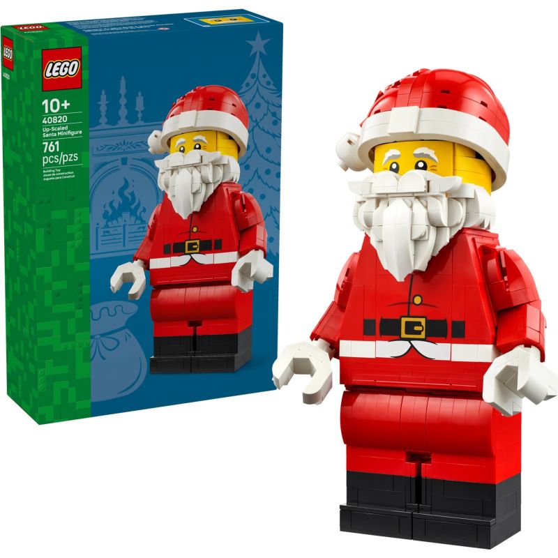 LEGO SEASONS AND OCCASIONS - GRANDE MINIFIGURE DI BABBO NATALE - 40820 - babykid