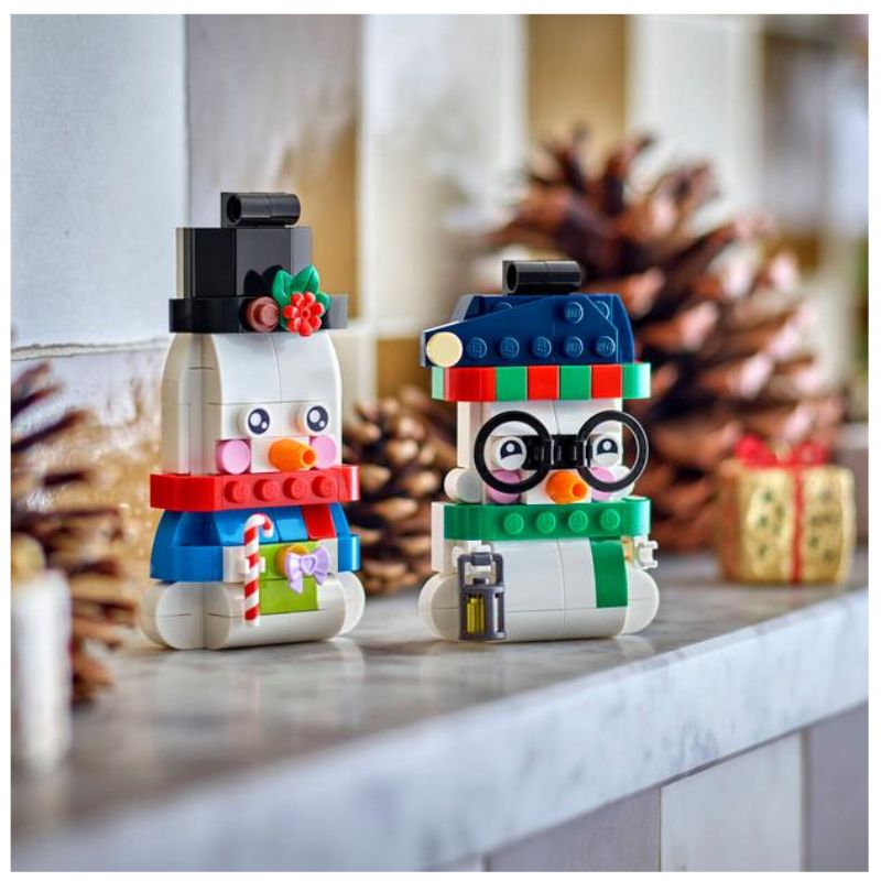 LEGO SEASONS AND OCCASIONS - PUPAZZI DI NEVE ORNAMENTALI - 40812 - babykid