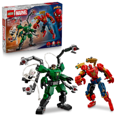 LEGO - SUPER HEROES MARVEL - BATTAGLIA MECH: SPIDER - MAN VS. DOC OCK - 76338 - babykid