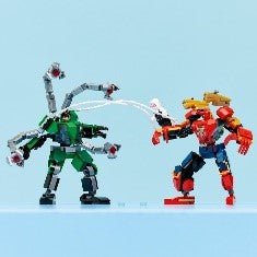 LEGO - SUPER HEROES MARVEL - BATTAGLIA MECH: SPIDER - MAN VS. DOC OCK - 76338 - babykid