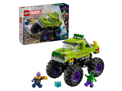 LEGO - SUPER HEROES MARVEL - TRUCK DI HULK CONTRO THANOS - 76312 - babykid