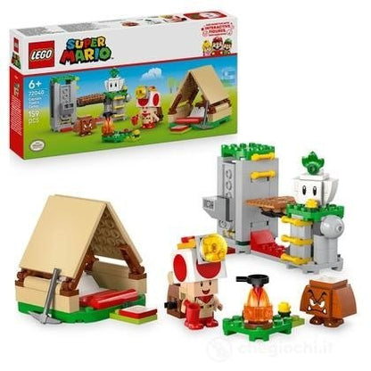 LEGO - SUPER MARIO - IN CAMPEGGIO CON CAPITAN TOAD - 72040 - babykid