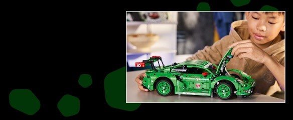 LEGO - TECHNIC - AUTO PORSCHE 911 GT3 R REXY AO RACING - 42224 - babykid