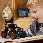 LEGO - TECHNIC - MONSTER JAM™ GRAVE DIGGER™ FUOCO E GHIACCIO - 42219 - babykid