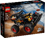 LEGO - TECHNIC - MONSTER JAM™ GRAVE DIGGER™ FUOCO E GHIACCIO - 42219 - babykid
