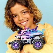 LEGO - TECHNIC - MONSTER JAM™ SPARKLE SMASH™ A RETROCARICA - 42220 - babykid