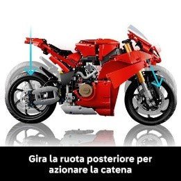 LEGO - TECHNIC - MOTOCICLETTA DUCATI PANIGALE V4 S - 42202 - babykid