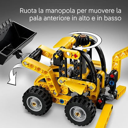 LEGO - TECHNIC - SCAVATRICE A CUCCHIAIA ROVESCIA - 42197 - babykid