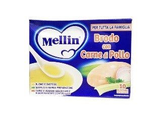 MELLIN BRODO DI POLLO 8X10G - Babykid