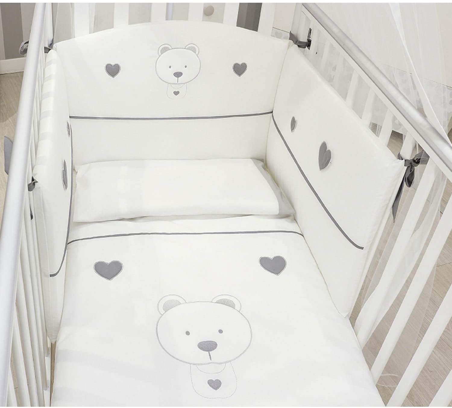 SET LETTO 3PZ SFIL MOON - Babykid