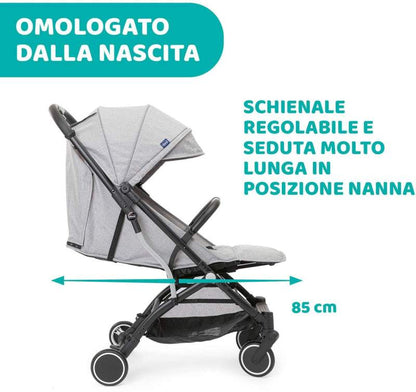 PASSEGGINO TROLLEYME LIGHT GREY - Babykid