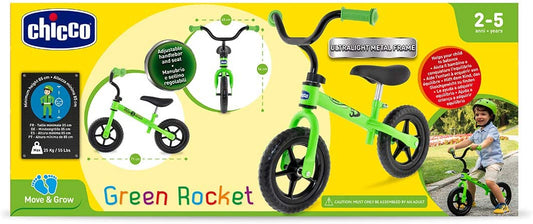 GIOCO BALANCE BIKE - GREEN ROCKET