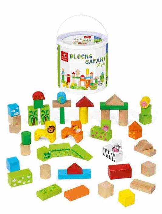 SAFARI BLOCKS 50 PZ. - Babykid