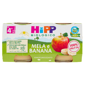 OMO MELA E BANANA 100% 2X80G - Babykid