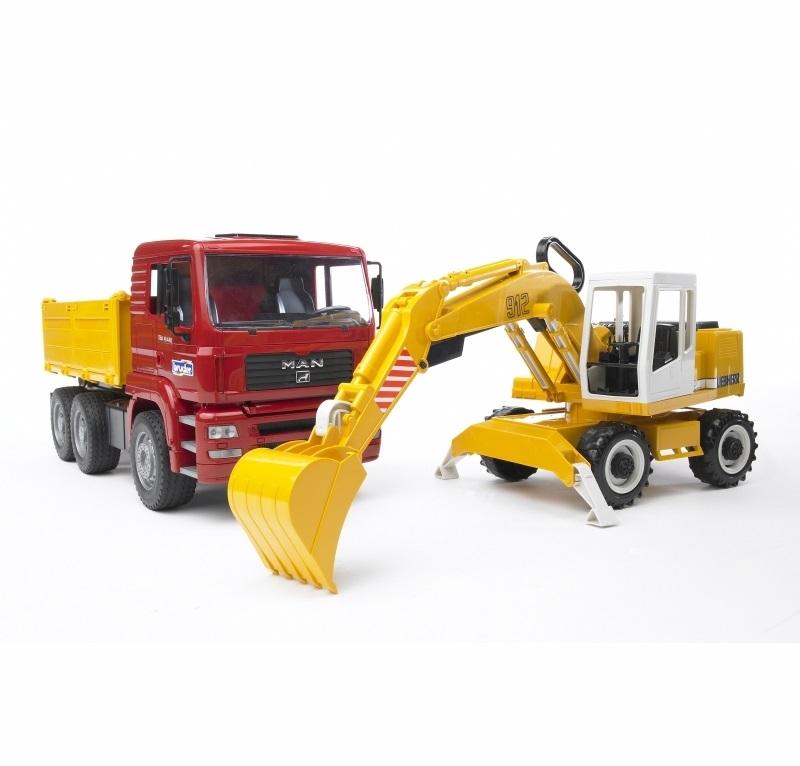 MAN TGA CAMION CON SCAVATRICE LIEBHERR   - 2751