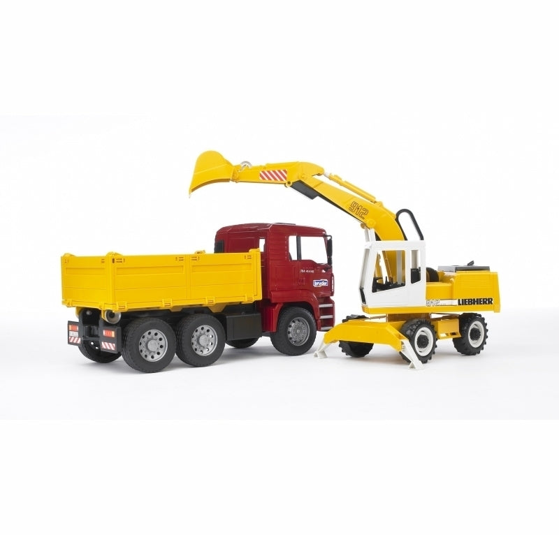 MAN TGA CAMION CON SCAVATRICE LIEBHERR   - 2751