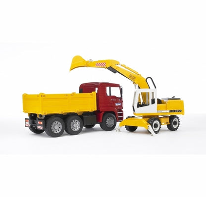 MAN TGA CAMION CON SCAVATRICE LIEBHERR   - 2751