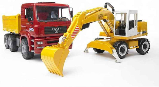 MAN TGA CAMION CON SCAVATRICE LIEBHERR   - 2751