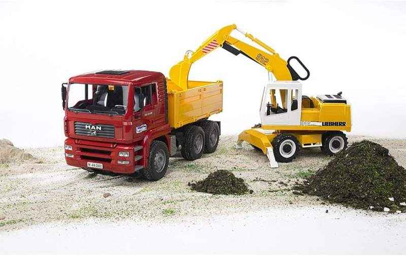 MAN TGA CAMION CON SCAVATRICE LIEBHERR   - 2751