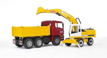 MAN TGA CAMION CON SCAVATRICE LIEBHERR   - 2751
