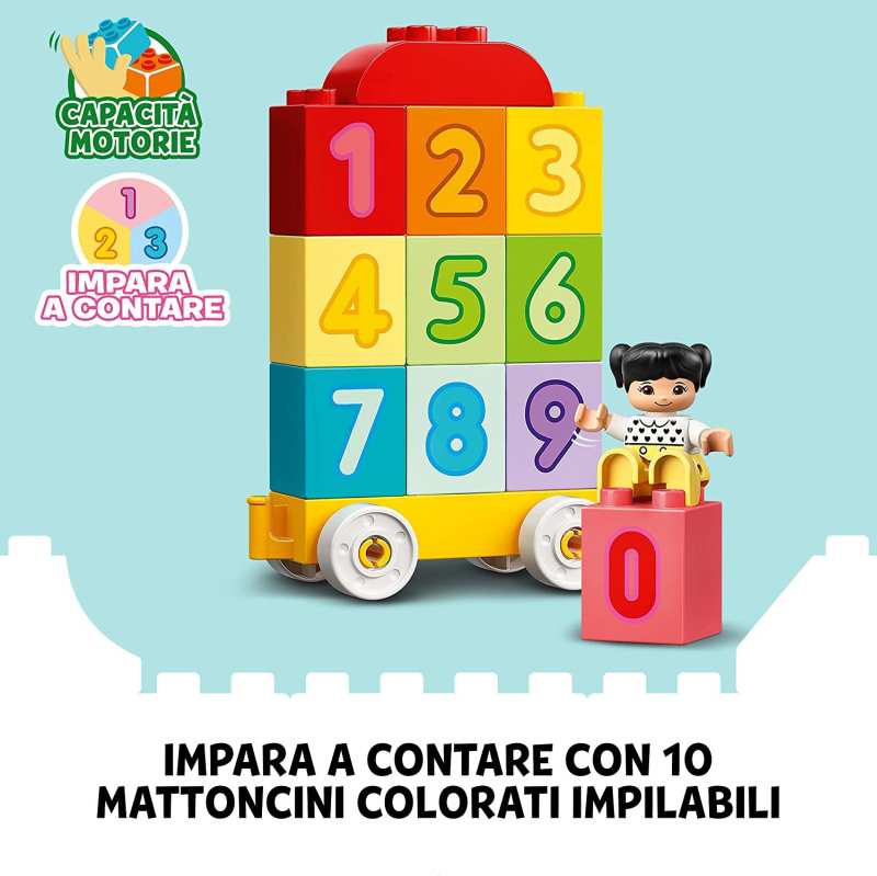 LEGO DUPLO MY FIRST - TRENO DEI NUMERI - IMPARIAMO A CONTARE - 10954