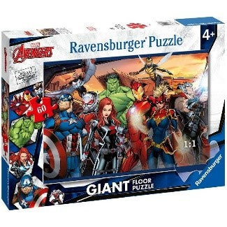 PUZZLE 60 GIANT PAVIMENTO - AVENGERS - Babykid
