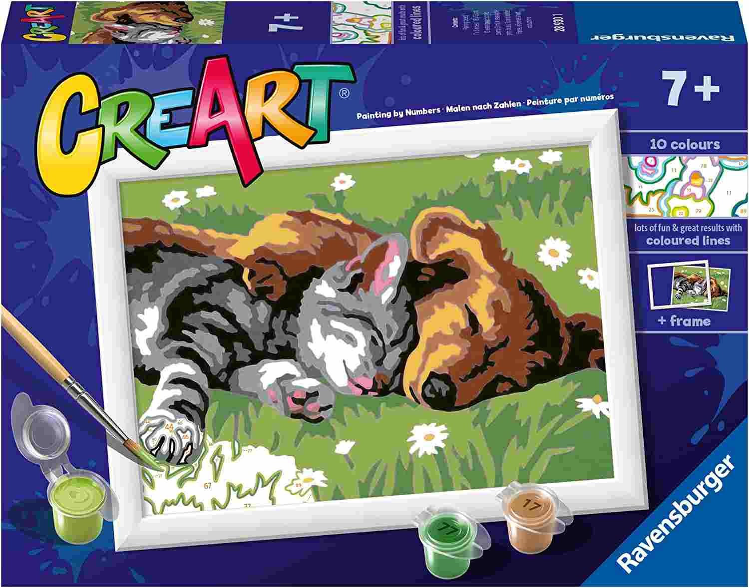 CREART SERIE E CLASSIC - CANE E GATTO DOLCE SONNO