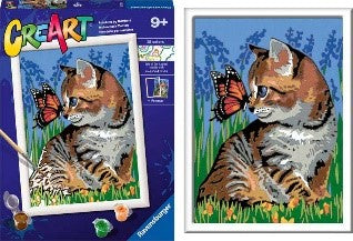 CREART SERIE D CLASSIC - GATTINO E FARFALLA
