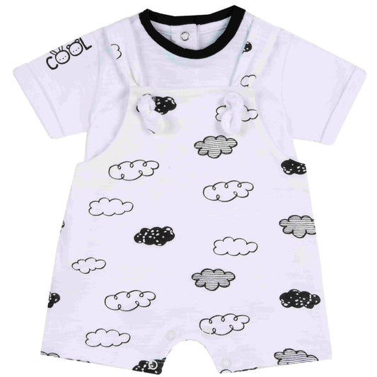 SET 2 PZ T.SHIRT+ SALOPETTE CORTA TG 062