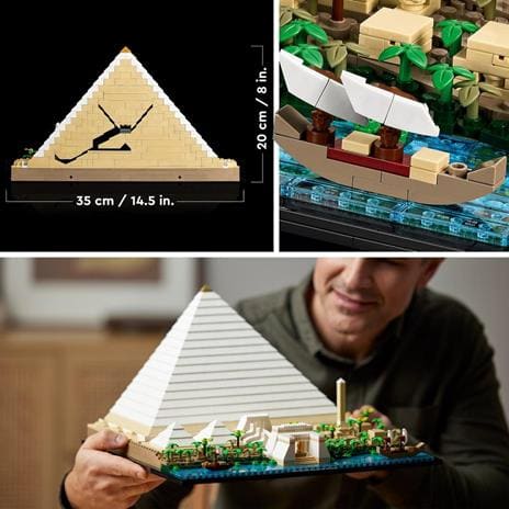LEGO LEGO ARCHITECTURE - LA GRANDE PIRAMIDE DI GIZA - 21058