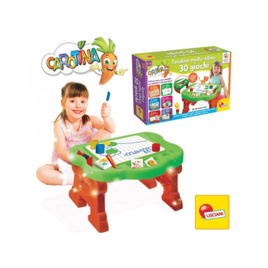 CAROTINA TAVOLINO MOLTO ATTIVO 30 GIOCHI NUOVA EDIZIONE