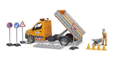 MB SPRINTER LAVORI STRADALI CON PERSONAGGIO E ACCESSORI - 2677