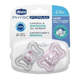 SUCCHIETTO LIGHT ROSA SIL 2-6M 2PZ - Babykid