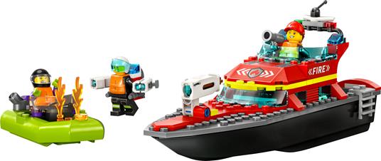 LEGO CITY FIRE - BARCA DI SOCCORSO ANTINCENDIO - 60373