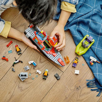LEGO CITY FIRE - BARCA DI SOCCORSO ANTINCENDIO - 60373