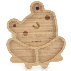 WOODEN PLATE FROG FSC - Babykid