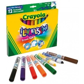 8 COLORI FIBRA LAVABILISSIMI - Babykid