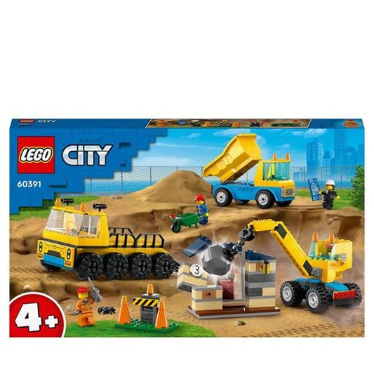 LEGO CITY GREAT VEHICLES - CAMION DA CANTIERE E GRU CON PALLA DA DEMOLIZIONE - 6 - Babykid