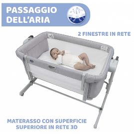 CHICCO NEXT2ME MAGIC EVO GREY MIST