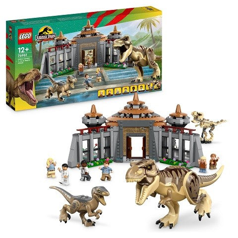 JURASSIC WORLD - CENTRO VISITATORI: LATTACCO DEL T. REX E DEL RAPTOR - 76961 - Babykid