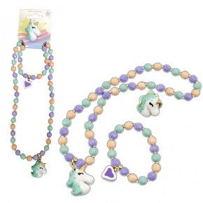 LILYCORN SET COLLANA BRACCIALE E ANELLO - Babykid