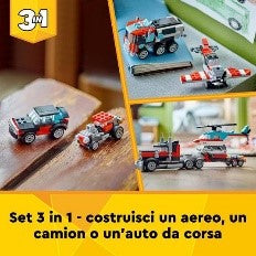 LEGO LEGO CREATOR - AUTOCARRO CON ELICOTTERO - 31146