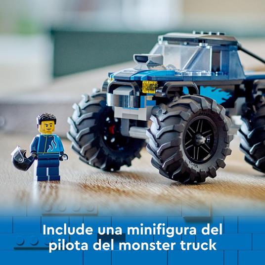 LEGO CITY GREAT VEHICLES - MONSTER TRUCK BLU - 60402