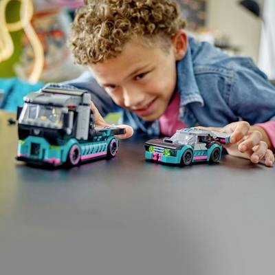 LEGO CITY GREAT VEHICLES - AUTO DA CORSA E TRASPORTATORE - 60406 - Babykid